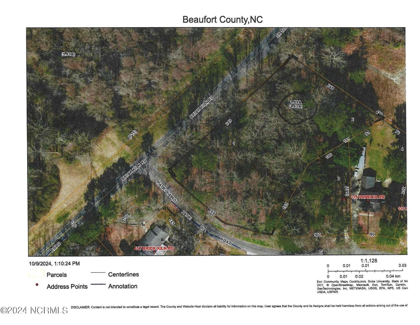 2.01 Acres of Residential Land for Sale in Washington, North Carolina