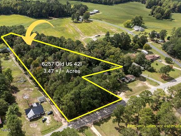 3.47 Acres of Residential Land for Sale in Lillington, North Carolina