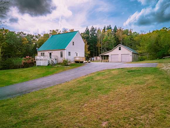 73.2 Acres of Recreational Land with Home for Sale in Washington, Maine