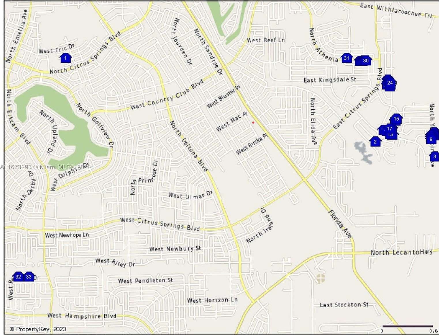 10 Acres of Residential Land for Sale in Citrus Springs, Florida