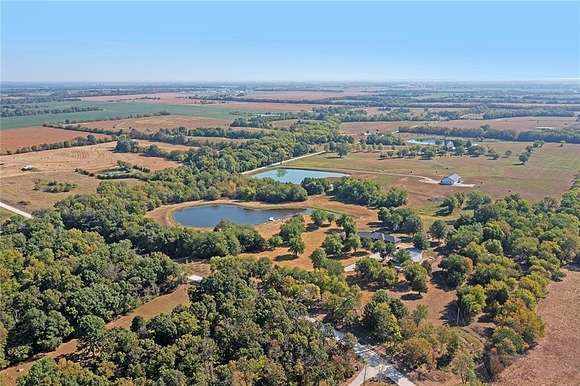 21.6 Acres of Recreational Land with Home for Sale in Garden City, Missouri