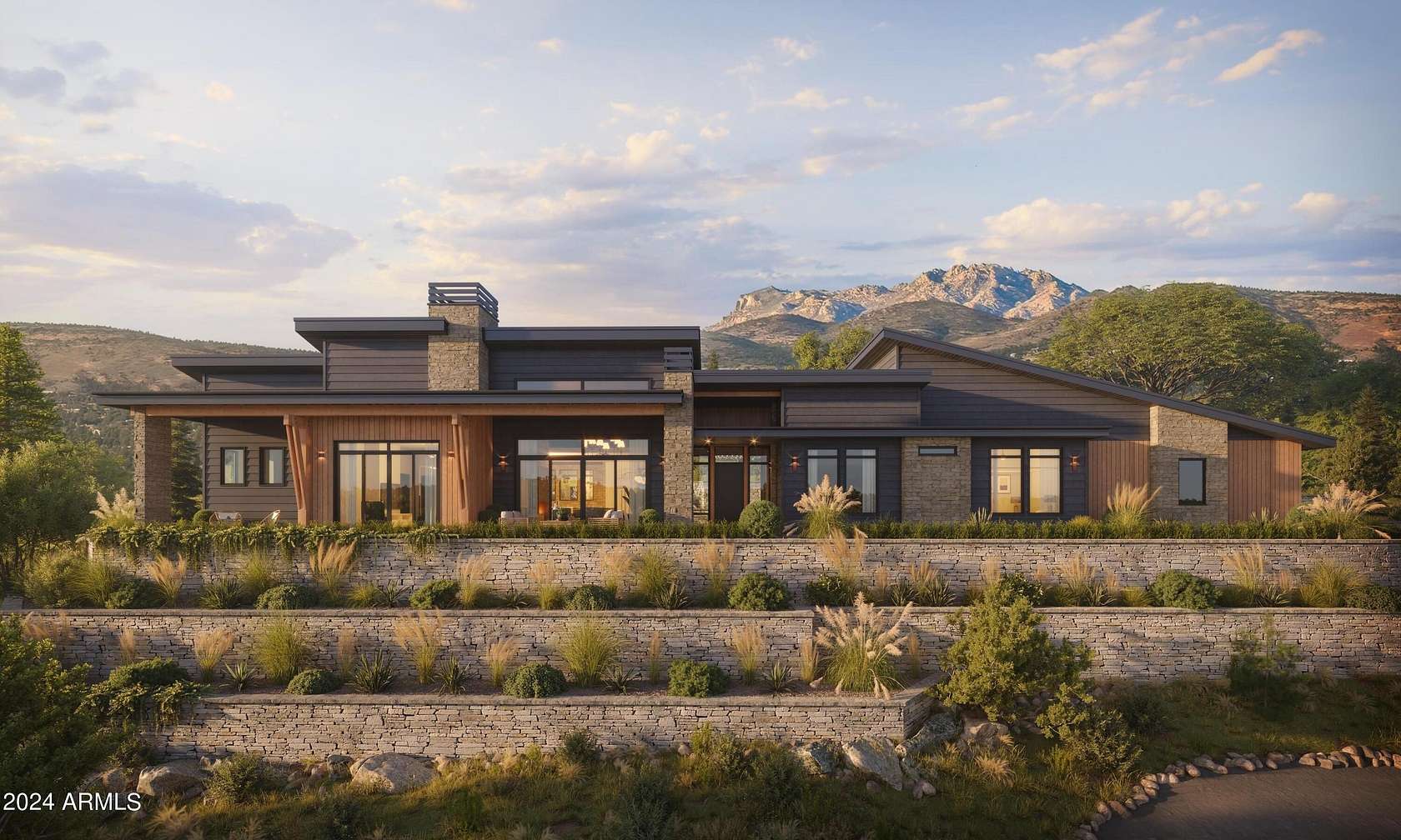 2 Acres of Residential Land with Home for Sale in Prescott, Arizona