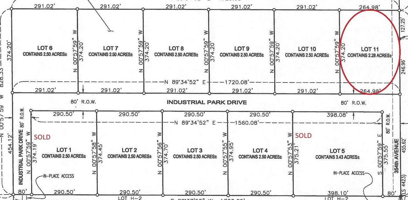 2.28 Acres of Commercial Land for Sale in Faulkton, South Dakota