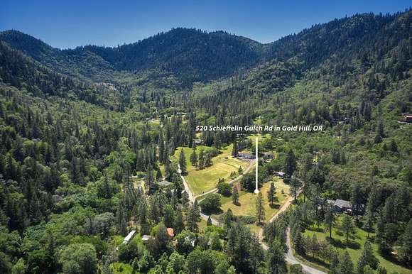 4.08 Acres of Residential Land with Home for Sale in Gold Hill, Oregon