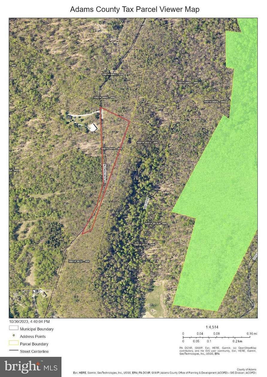 4.8 Acres of Land for Sale in Fairfield, Pennsylvania