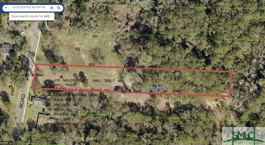 0.5 Acres of Residential Land for Sale in Savannah, Georgia