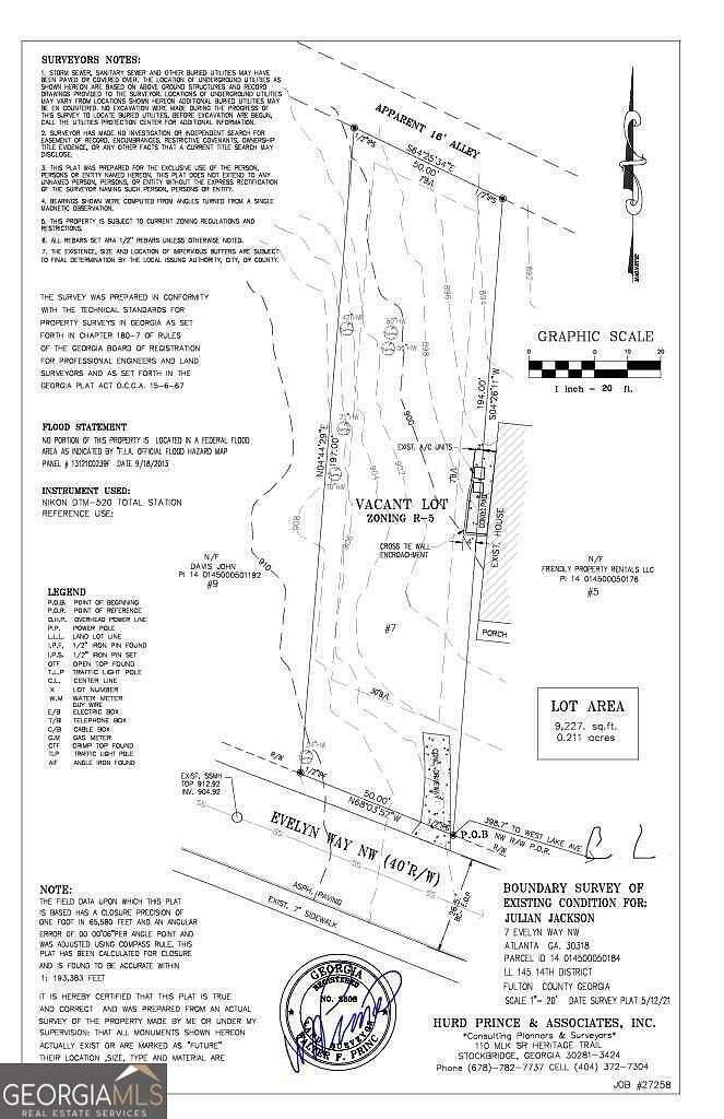 0.224 Acres of Residential Land for Sale in Atlanta, Georgia