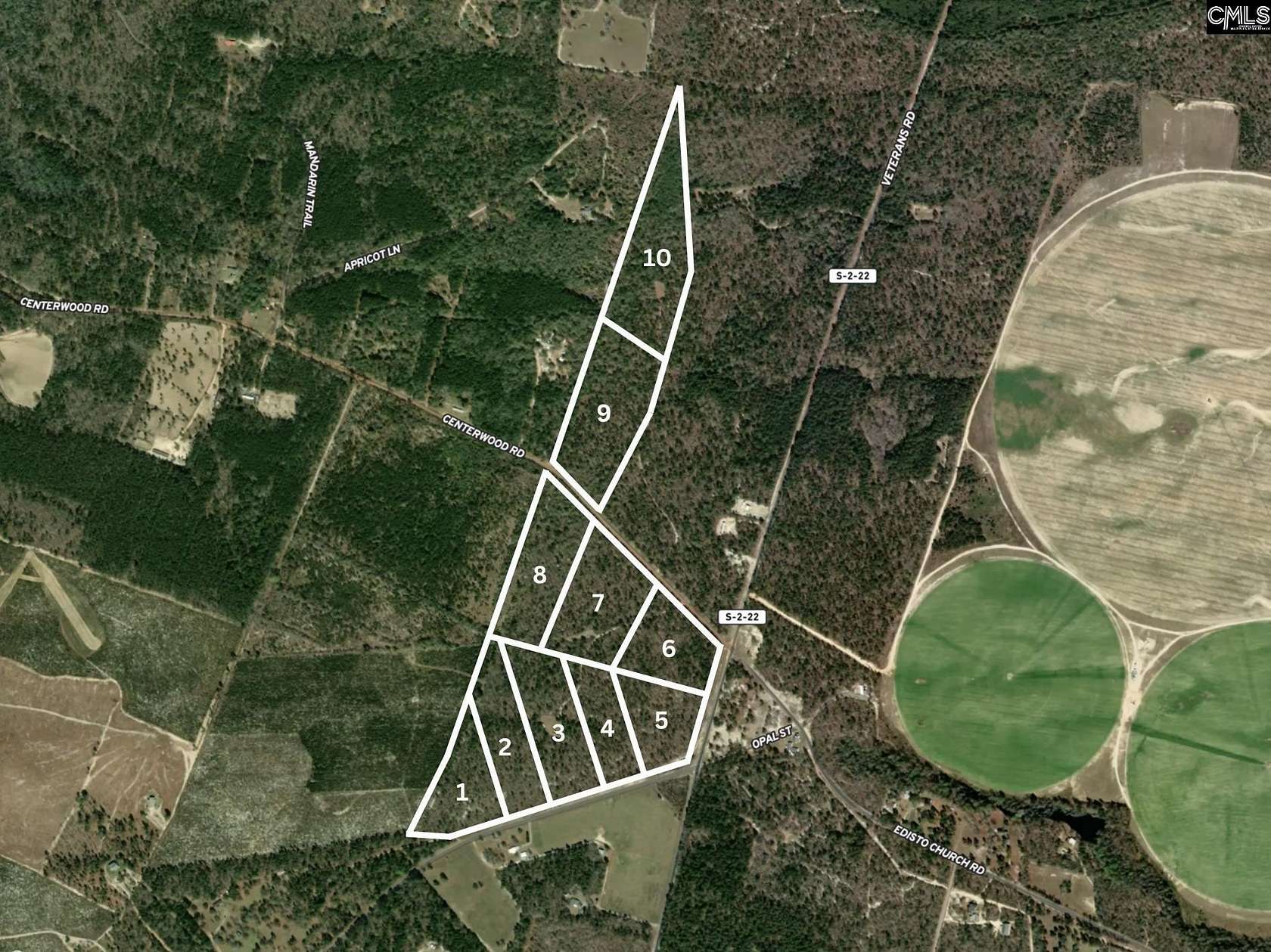 6.57 Acres of Land for Sale in Williston, South Carolina
