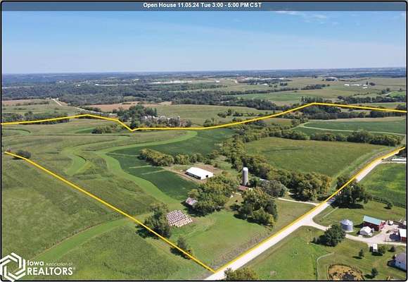 148.34 Acres of Agricultural Land with Home for Auction in Decorah, Iowa