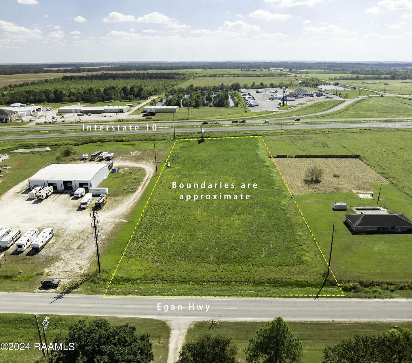 3.43 Acres of Commercial Land for Sale in Egan, Louisiana