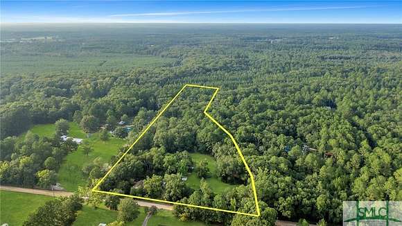 9.25 Acres of Residential Land with Home for Sale in Ellabell, Georgia