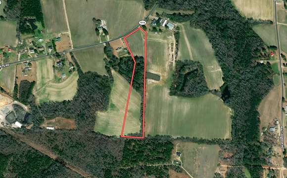 8.98 Acres of Recreational Land & Farm for Sale in Lillington, North Carolina