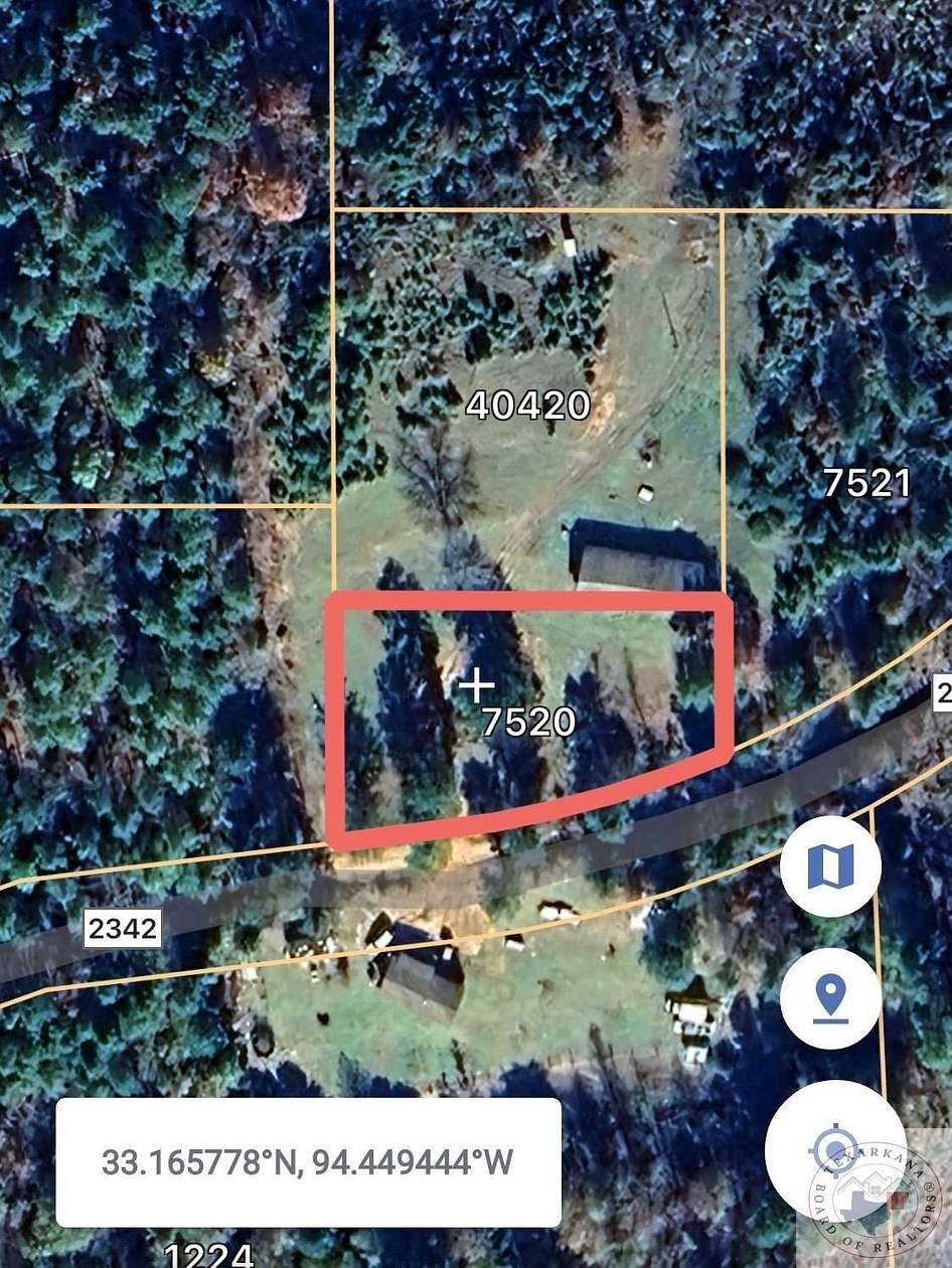 0.97 Acres of Land for Sale in Atlanta, Texas