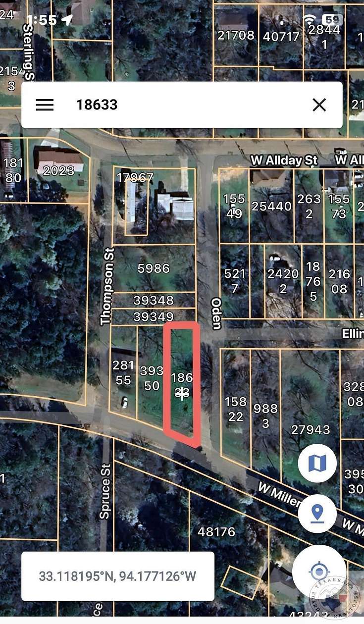 0.17 Acres of Land for Sale in Atlanta, Texas