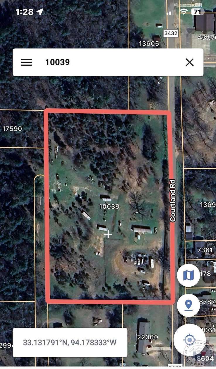 5 Acres of Land for Sale in Atlanta, Texas