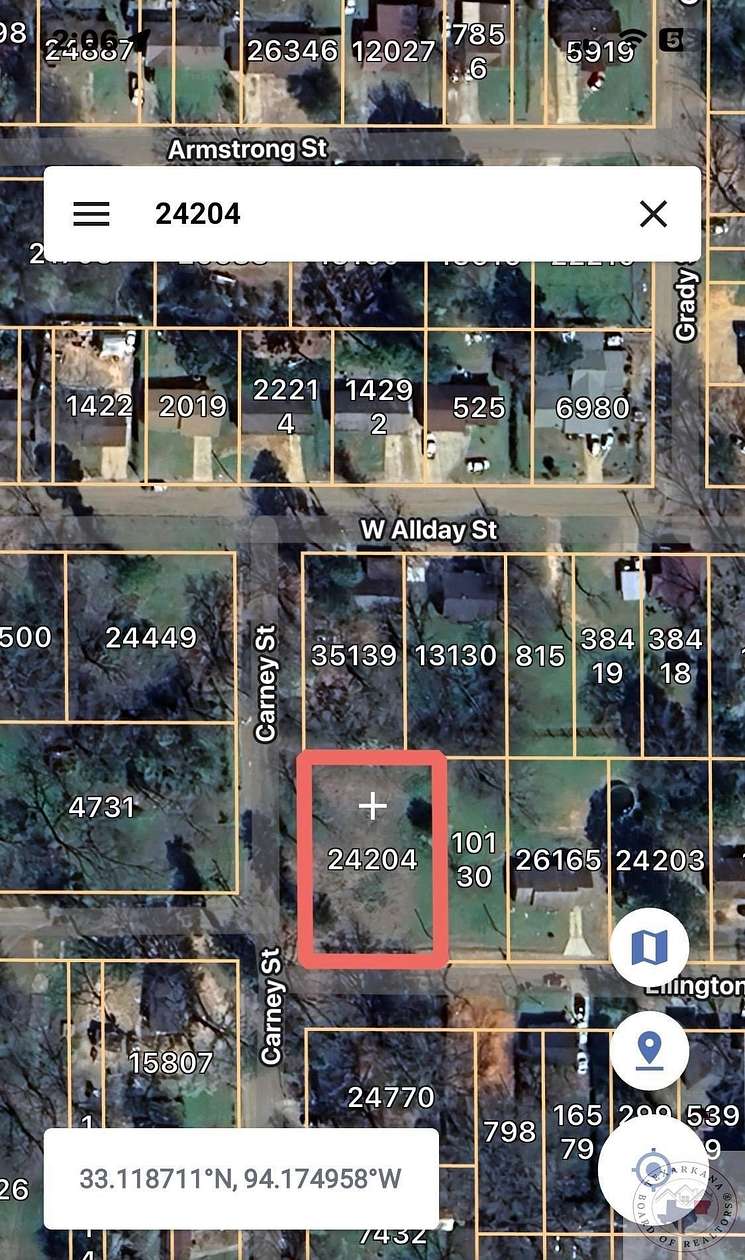 0.34 Acres of Land for Sale in Atlanta, Texas