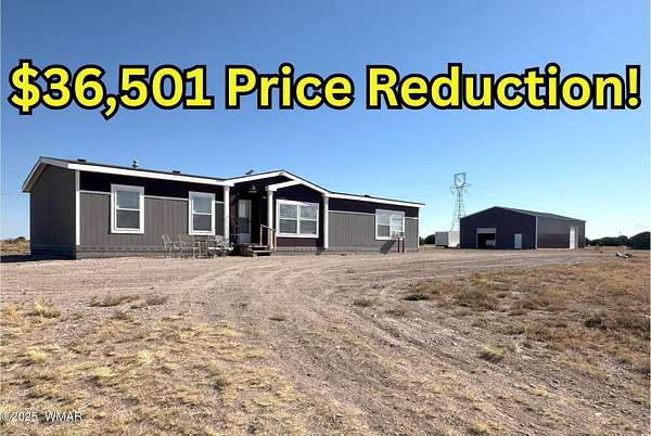 38.4 Acres of Recreational Land with Home for Sale in St. Johns, Arizona