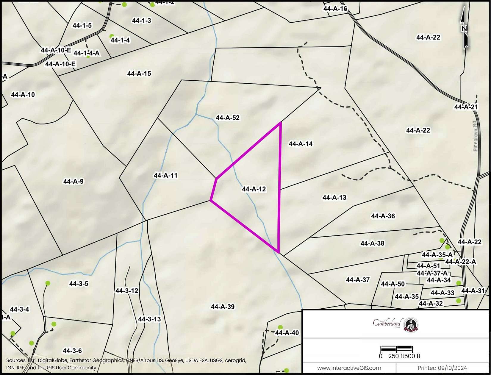 25 Acres of Agricultural Land for Sale in Cumberland, Virginia