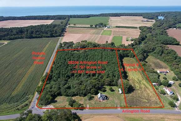 7.787 Acres of Residential Land with Home for Sale in Cape Charles, Virginia