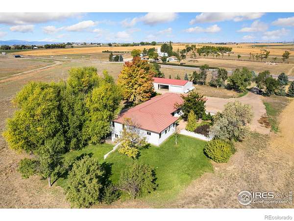 11.4 Acres of Land with Home for Sale in Greeley, Colorado