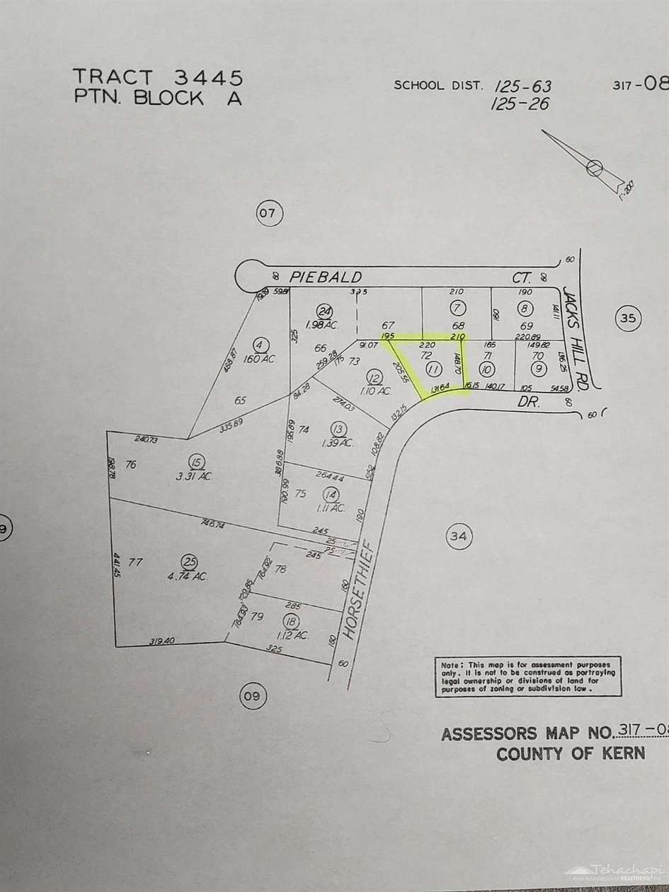 0.64 Acres of Residential Land for Sale in Tehachapi, California