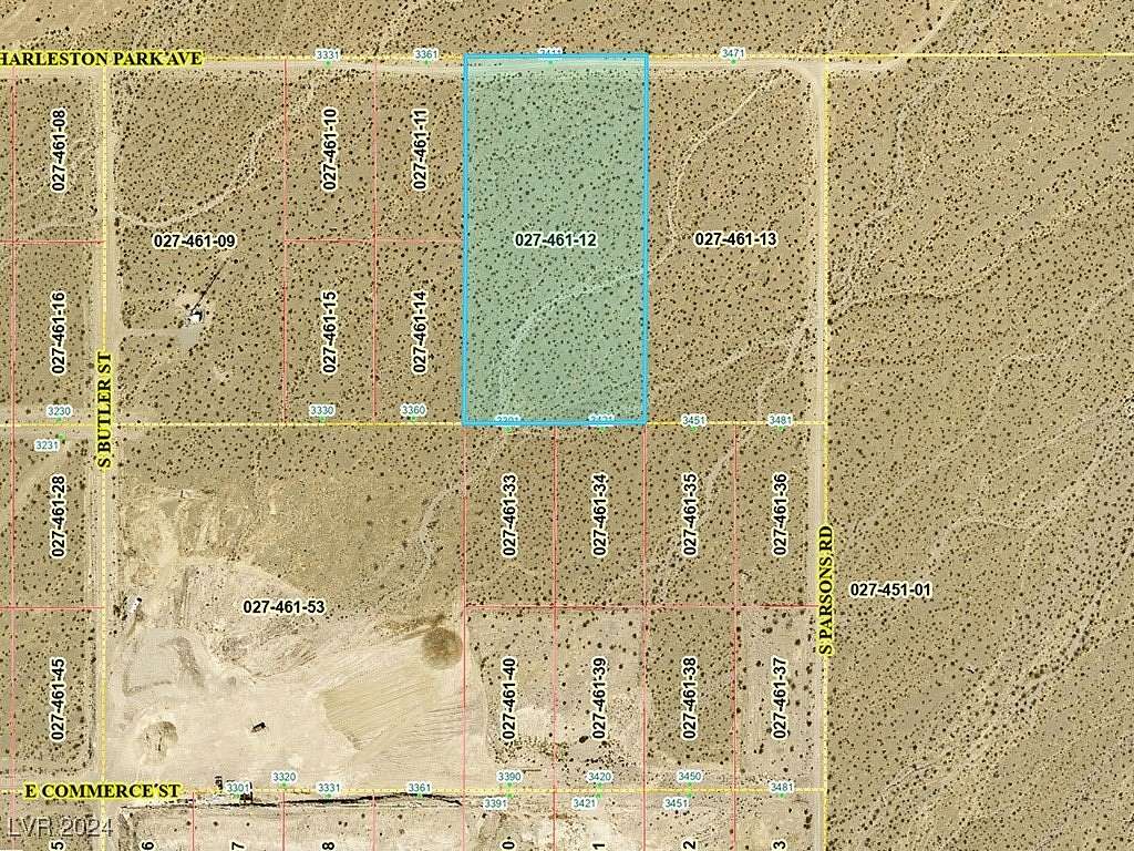 5.2 Acres of Commercial Land for Sale in Pahrump, Nevada