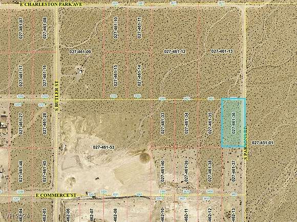 1.3 Acres of Commercial Land for Sale in Pahrump, Nevada