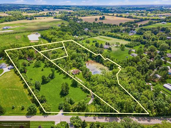 4.39 Acres of Residential Land with Home for Auction in Canal Winchester, Ohio