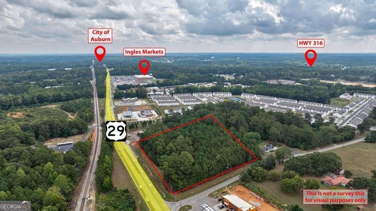 4.18 Acres of Commercial Land for Sale in Auburn, Georgia