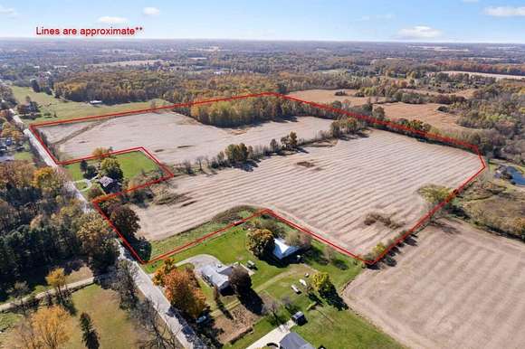 43.63 Acres of Recreational Land for Sale in Parma, Michigan