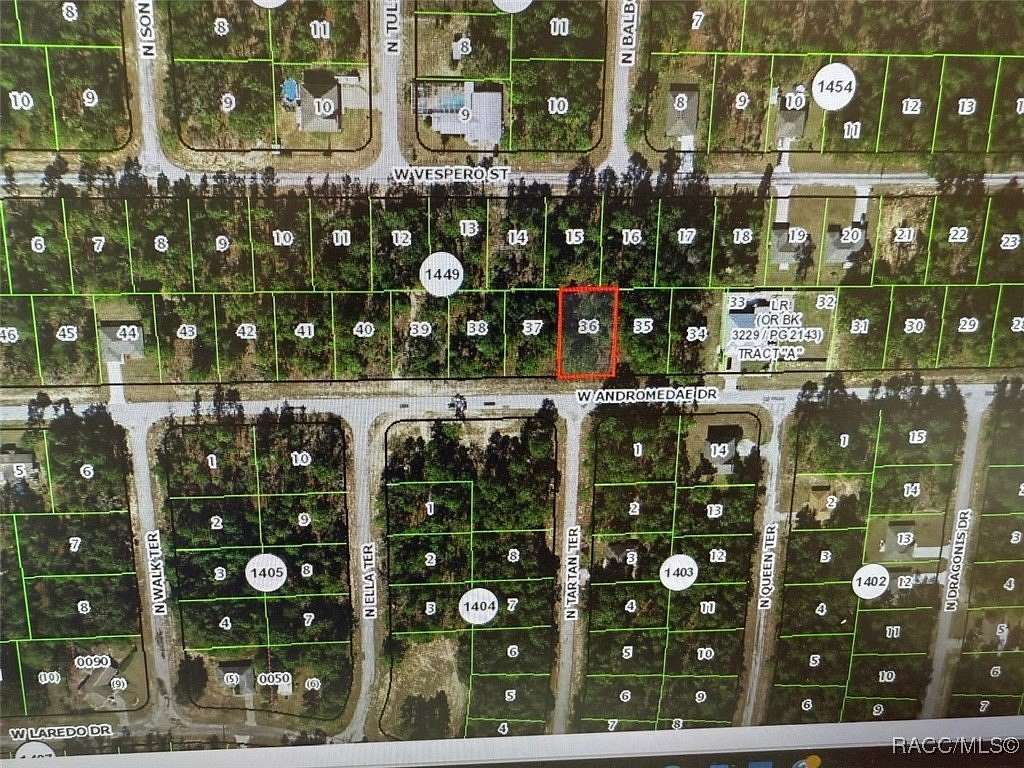 0.23 Acres of Land for Sale in Citrus Springs, Florida