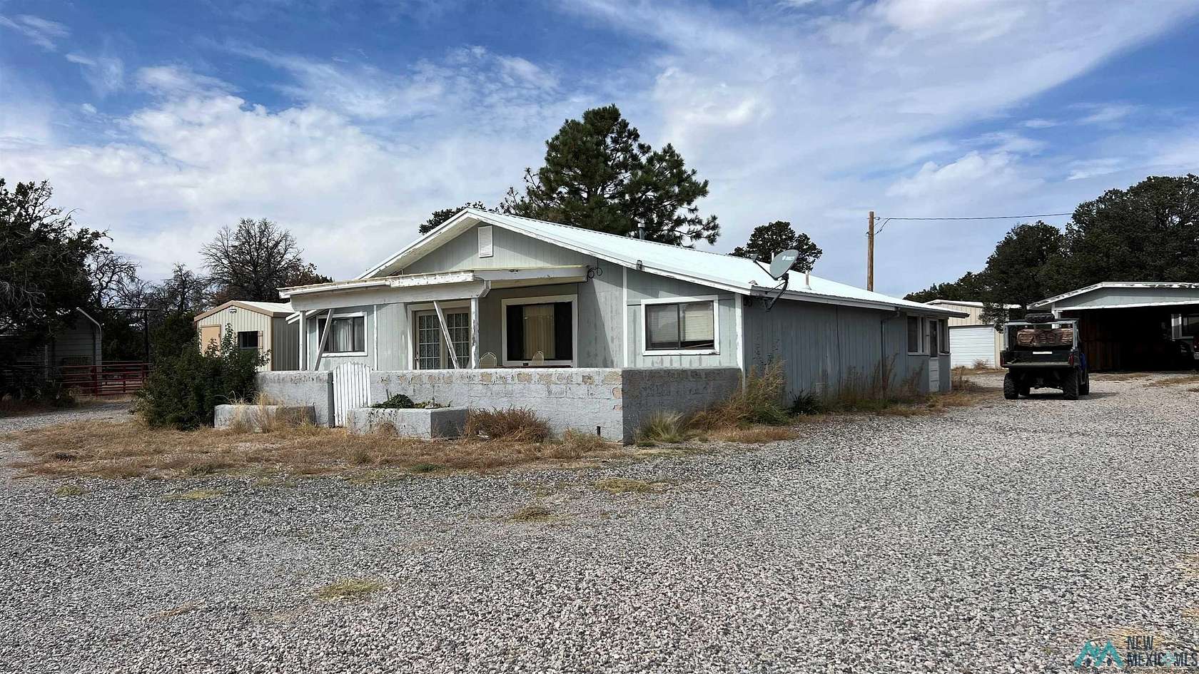 104.93 Acres of Agricultural Land with Home for Sale in Fence Lake, New Mexico