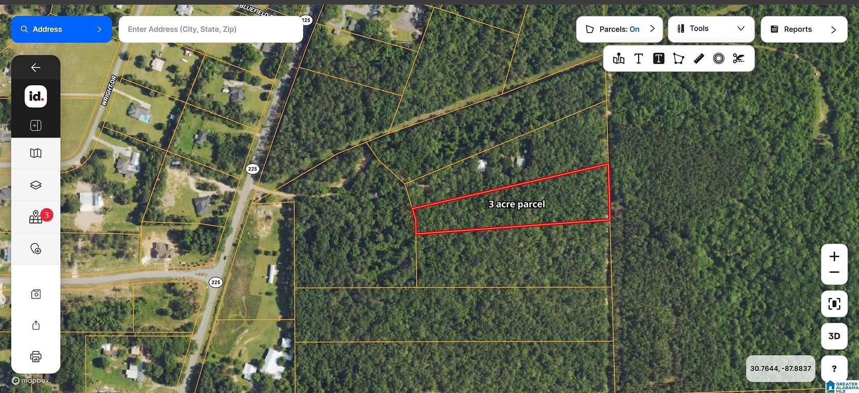 3.3 Acres of Land for Sale in Bay Minette, Alabama