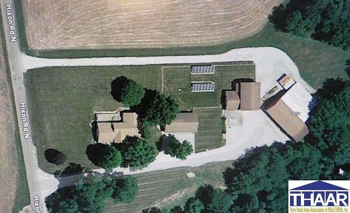 6 Acres of Residential Land with Home for Sale in Montezuma, Indiana