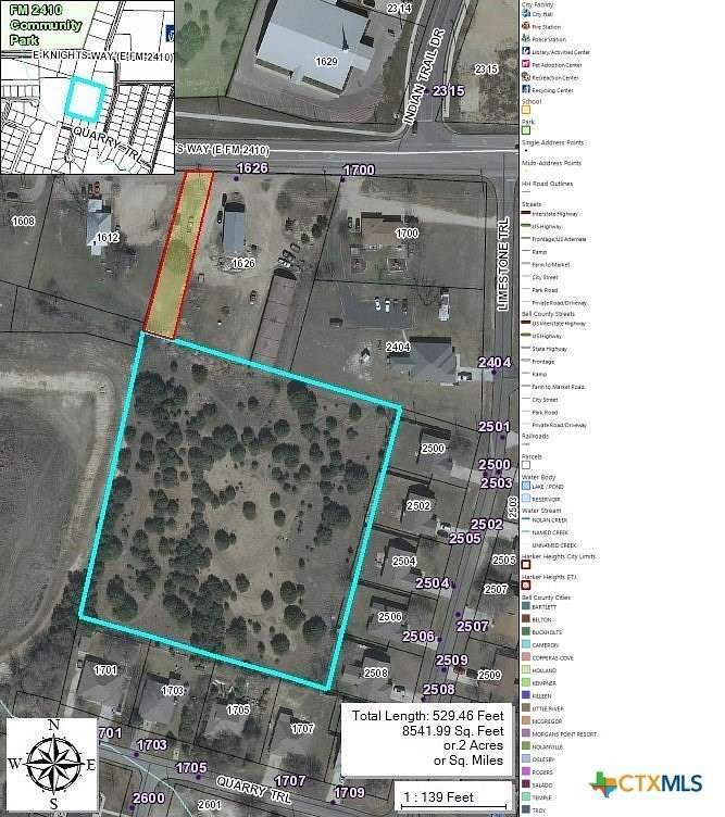 2.95 Acres of Residential Land for Sale in Harker Heights, Texas