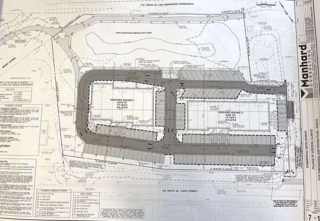 4 Acres of Commercial Land for Sale in Addison, Illinois