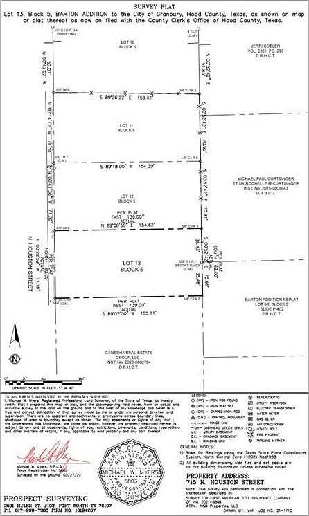 0.241 Acres of Commercial Land for Sale in Granbury, Texas