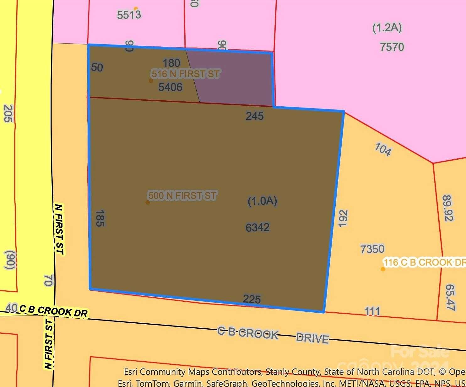 1.22 Acres of Residential Land for Sale in Albemarle, North Carolina