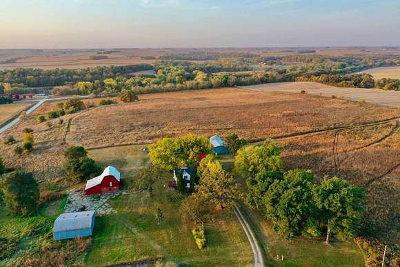 70.41 Acres of Land with Home for Sale in Fort Atkinson, Iowa