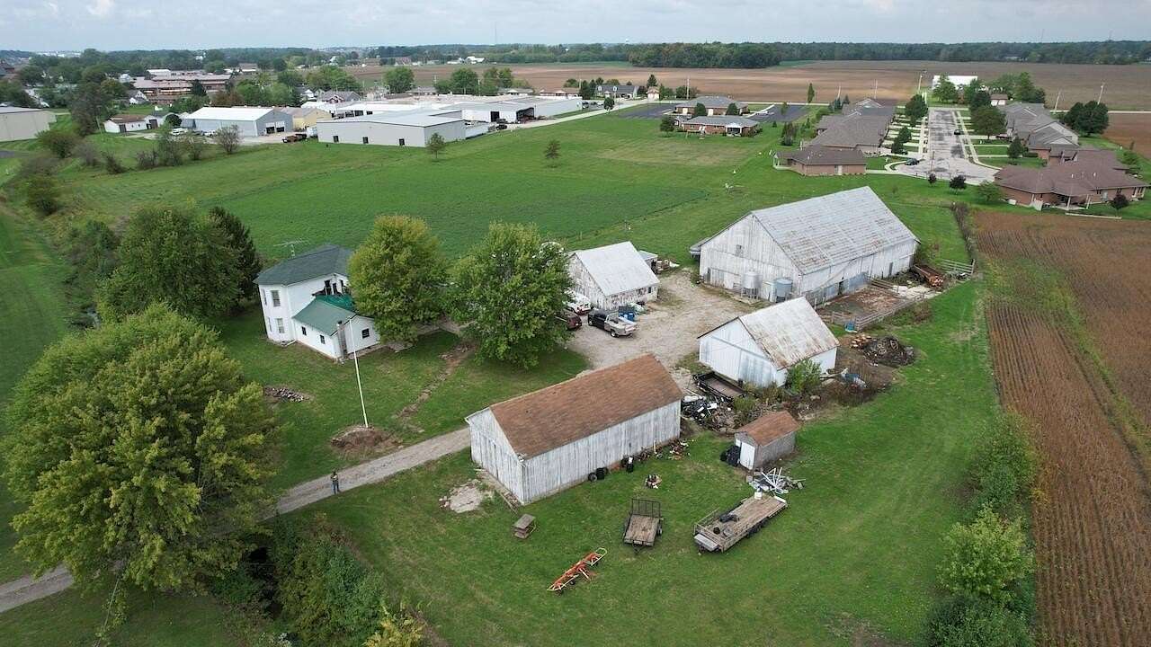 5 Acres of Residential Land with Home for Auction in Fort Loramie, Ohio