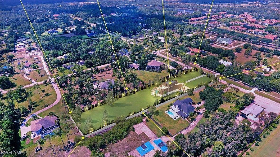 2.34 Acres of Residential Land with Home for Sale in Naples, Florida