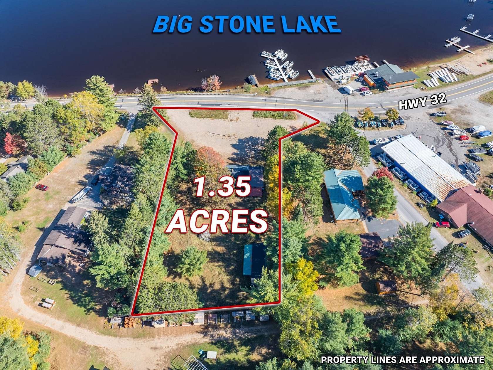 1.35 Acres of Commercial Land for Sale in Three Lakes, Wisconsin