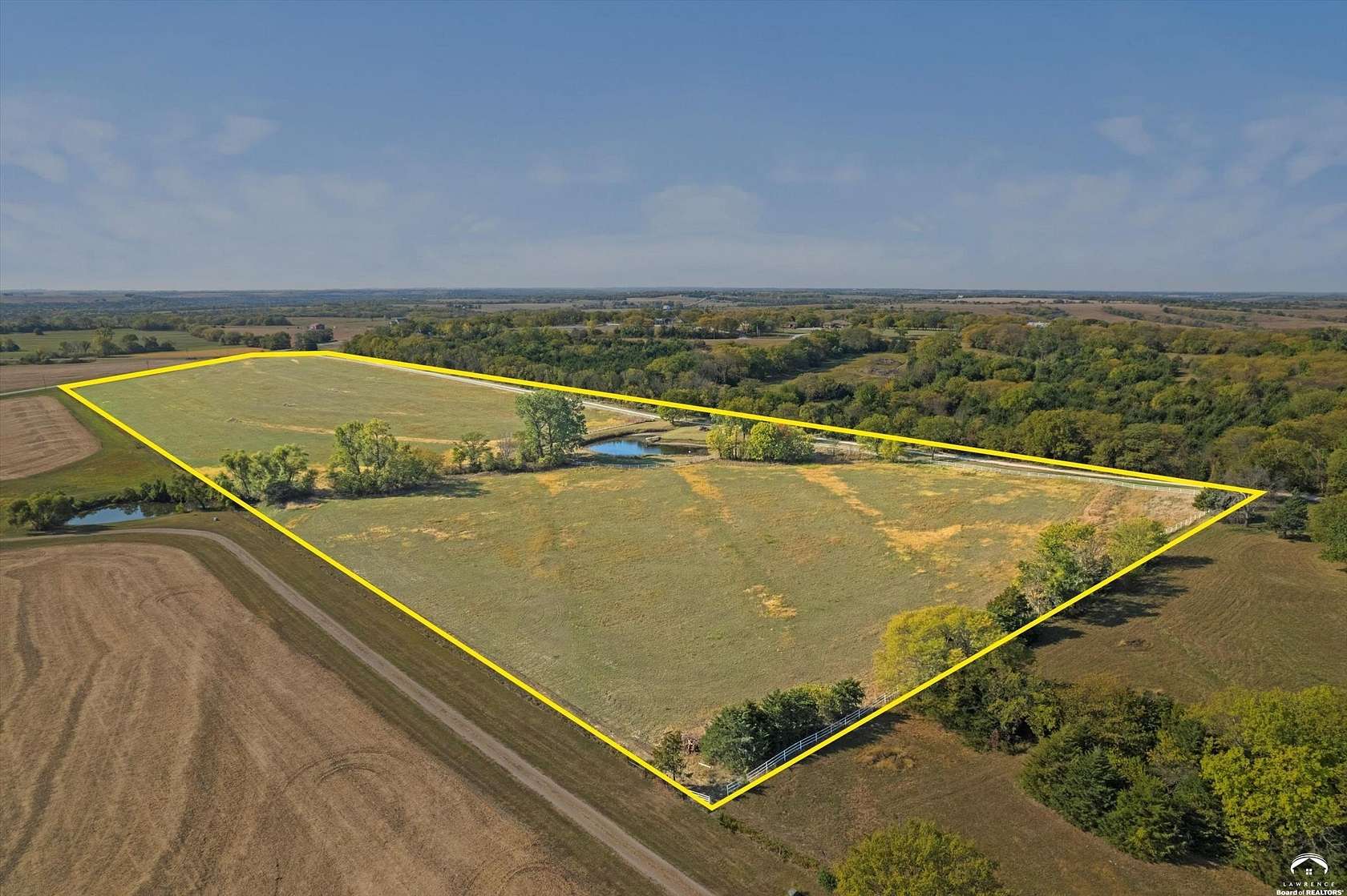 20.1 Acres of Agricultural Land for Sale in Lawrence, Kansas