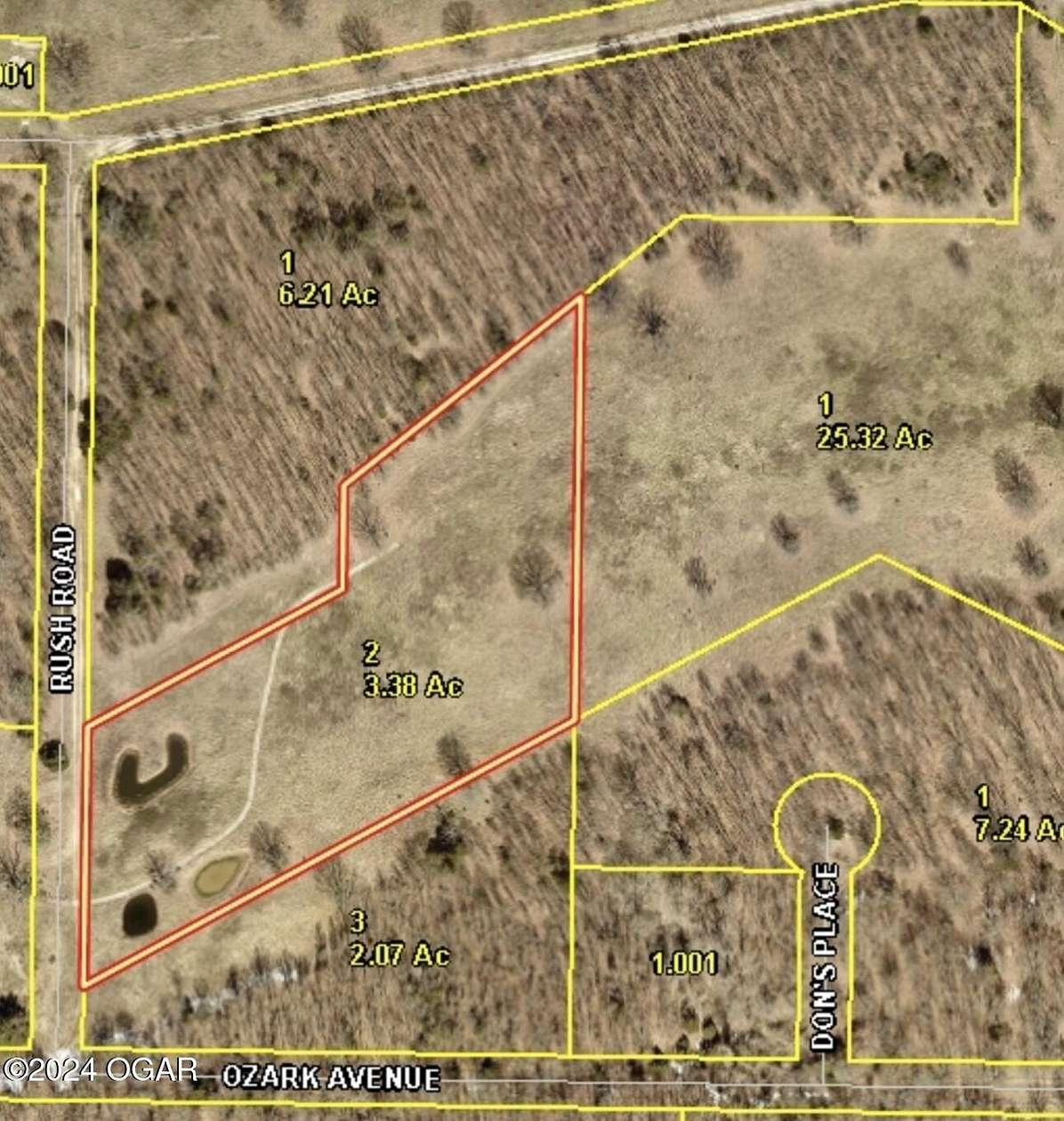 3 Acres of Agricultural Land for Sale in Loma Linda, Missouri