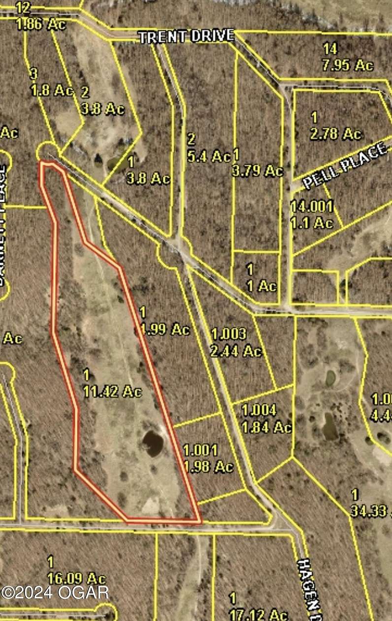 11 Acres of Agricultural Land for Sale in Loma Linda, Missouri