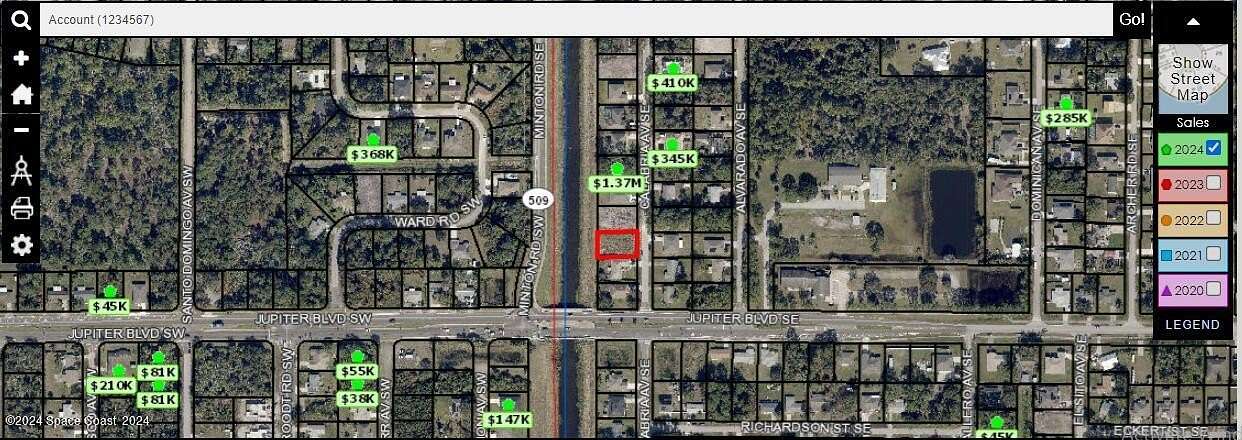 0.23 Acres of Residential Land for Sale in Palm Bay, Florida