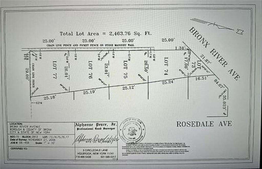 0.057 Acres of Residential Land for Sale in Bronx, New York