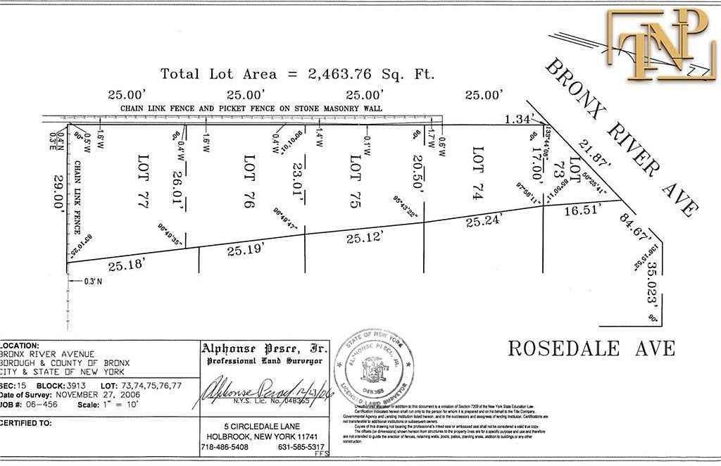 0.06 Acres of Residential Land for Sale in Bronx, New York