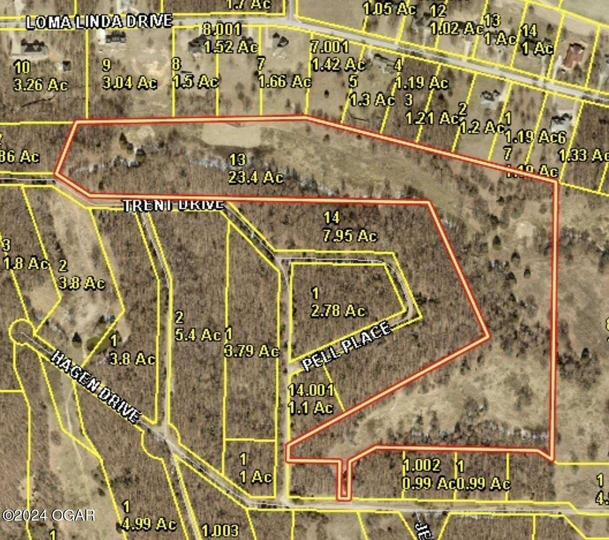 23 Acres of Agricultural Land for Sale in Loma Linda, Missouri