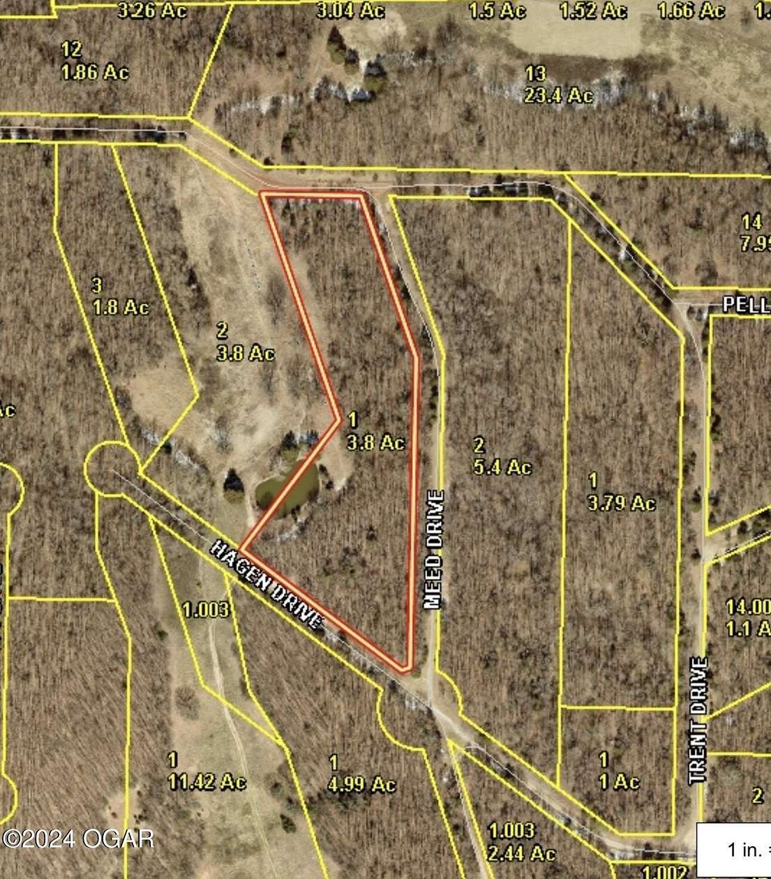 3 Acres of Agricultural Land for Sale in Loma Linda, Missouri